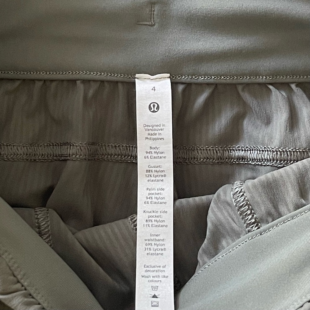 Lululemon Beyond the Studio Crop Grey Sage Size 4 - Picture 9 of 10